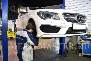 Замена тормозных колодок Mercedes CLA